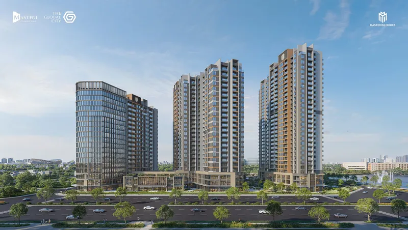Ba tòa NEXUS CT3 bên đại lộ